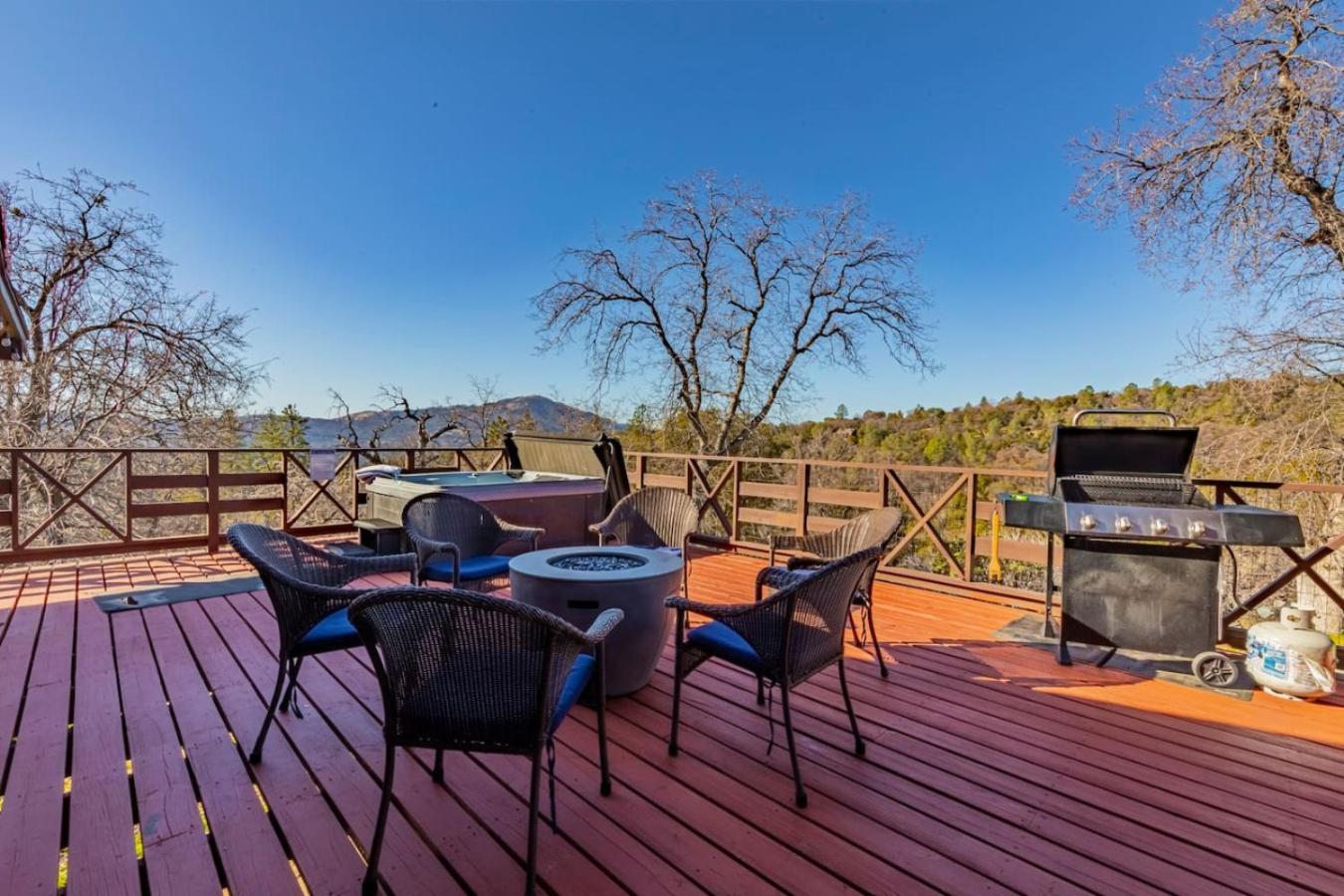 10-Acre Forest Villa, Single Floor, Hot Tub, Patio Oakhurst Exterior foto