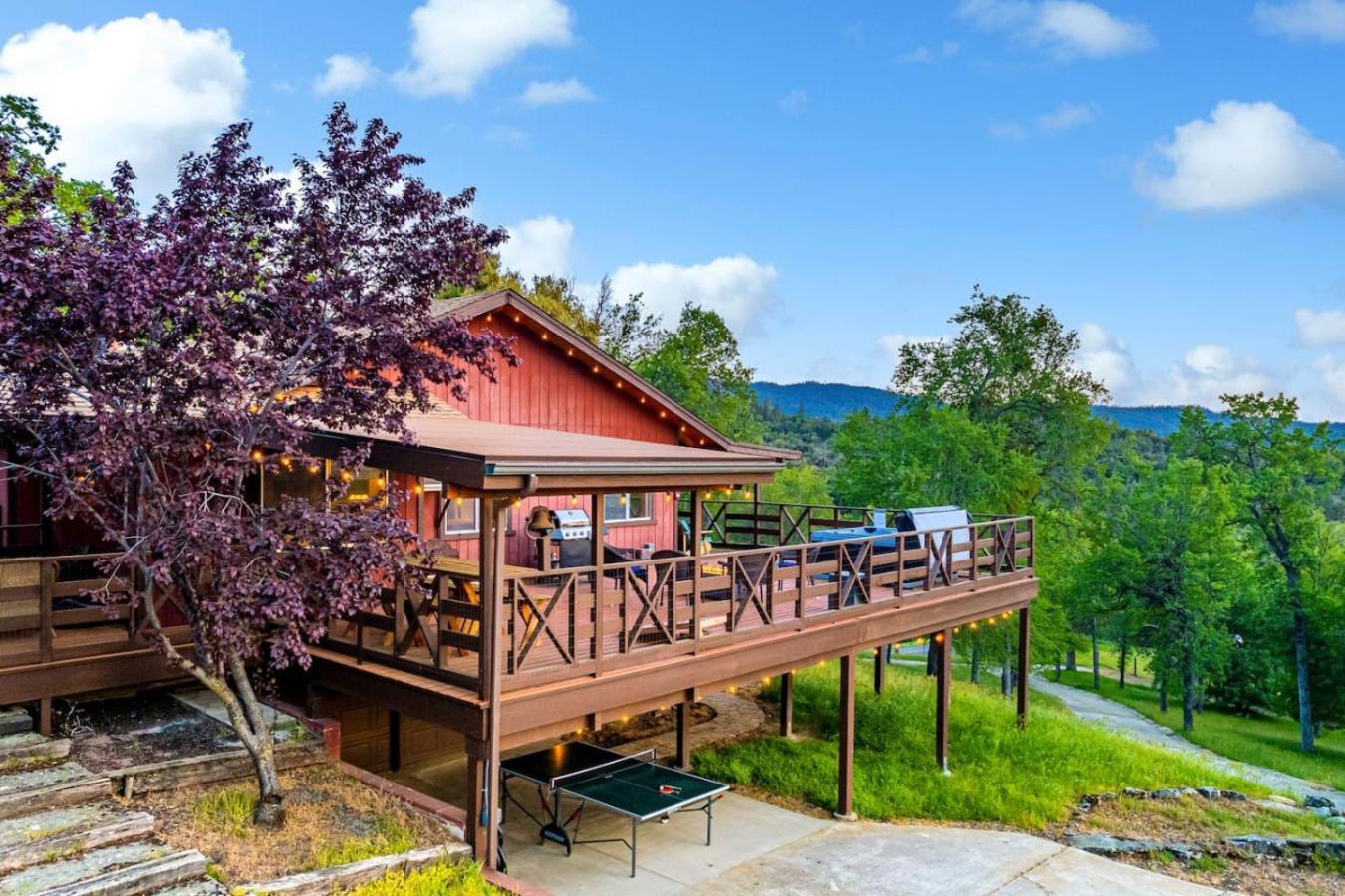 10-Acre Forest Villa, Single Floor, Hot Tub, Patio Oakhurst Exterior foto