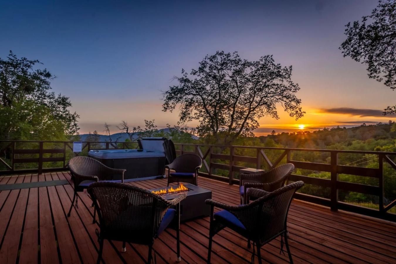 10-Acre Forest Villa, Single Floor, Hot Tub, Patio Oakhurst Exterior foto