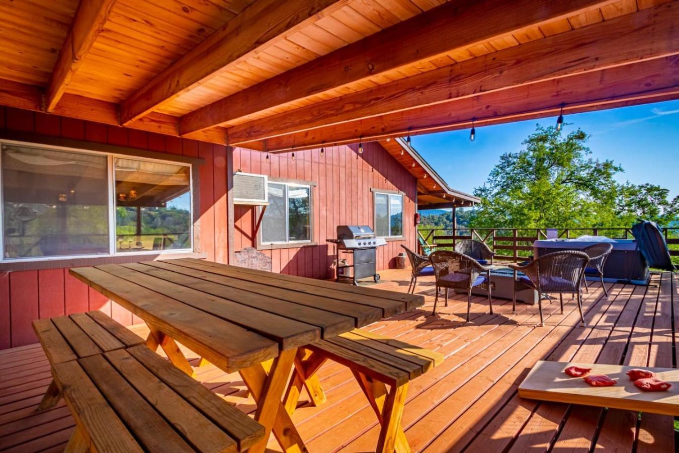 10-Acre Forest Villa, Single Floor, Hot Tub, Patio Oakhurst Exterior foto