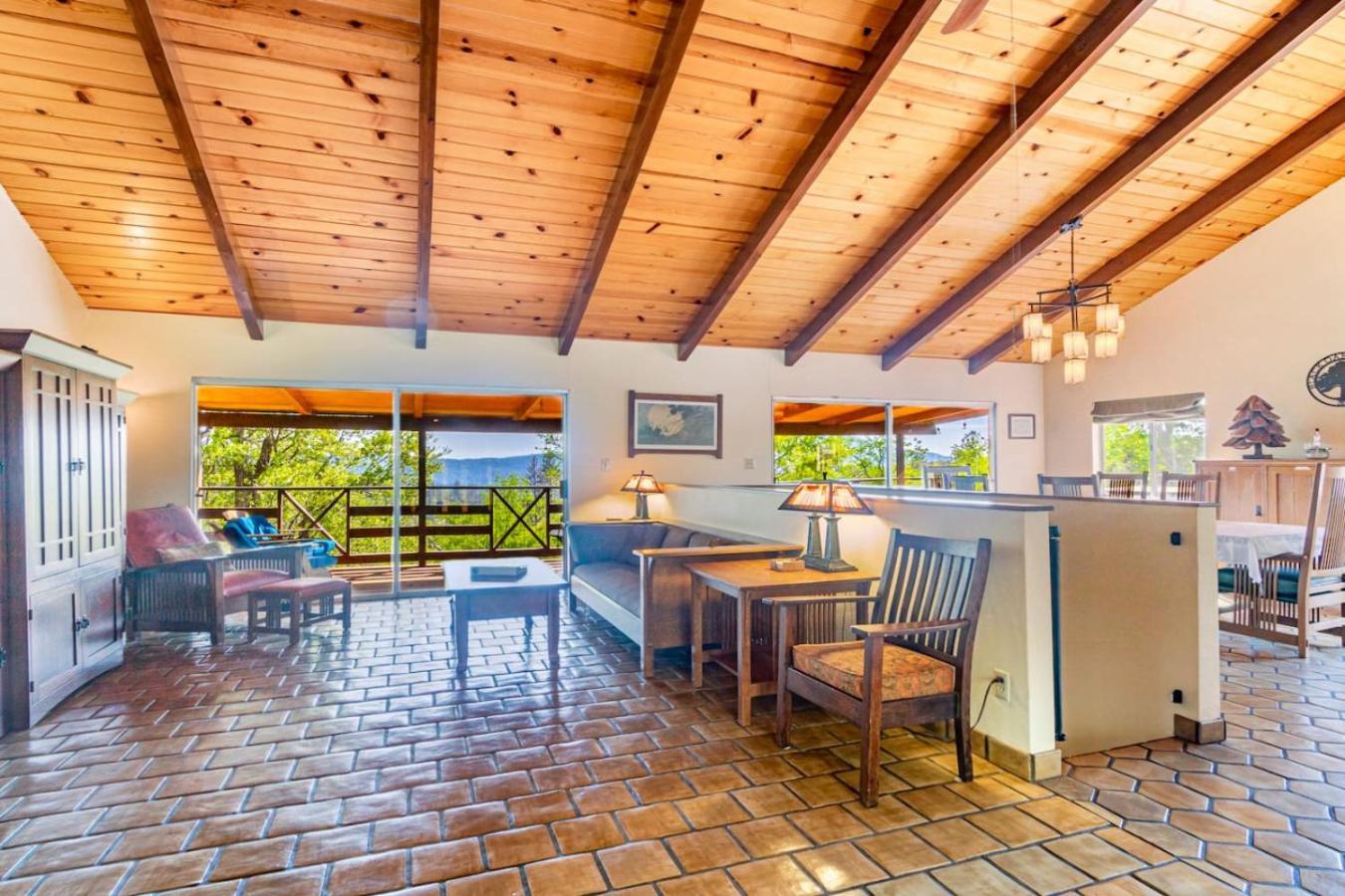 10-Acre Forest Villa, Single Floor, Hot Tub, Patio Oakhurst Exterior foto