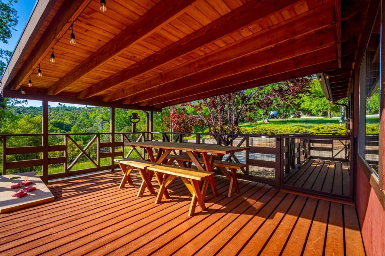 10-Acre Forest Villa, Single Floor, Hot Tub, Patio Oakhurst Exterior foto